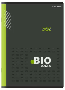 TOP-2000 Zeszyt biologia A5 60k 70g kratka z marginesem 400150675 400150675 - Zeszyty szkolne - miniaturka - grafika 1
