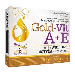 Olimp Gold-Vit A+E z wiesiołkiem i biotyną 30 kaps. - Witaminy i minerały - miniaturka - grafika 1