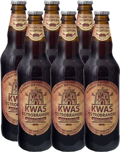 Pbe Kwas chlebowy ostrobramski Zestaw 6 x 500 ml - Żywność - Soki i napoje niegazowane - miniaturka - grafika 1