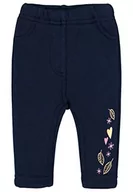 Legginsy - SALT AND PEPPER Dziewczęce legginsy termiczne Darling z nadrukiem serca, granatowe, normalne - miniaturka - grafika 1