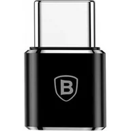 Adaptery i przejściówki - Baseus Adapter USB Baseus Micro USB Typ C Czarny 28296-uniw - miniaturka - grafika 1