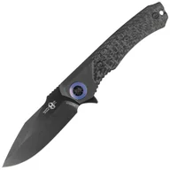 Noże - Nóż składany Heretic Wraith-M DP Flipper Battleworn DLC Titanium / Carbon Fiber, Battleworn DLC MagnaCut by Tony Marfione Jr. - miniaturka - grafika 1