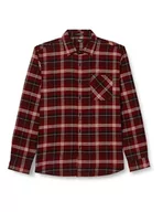 Koszule męskie - Replay Koszula męska regular fit, 030 Dk Red/Black/Grey/Nat.White, XL - miniaturka - grafika 1