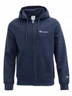 Bluzy męskie - BLUZA męska CHAMPION granatowa 220260-KK001 z kapturem bawełniana M - miniaturka - grafika 1