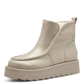 Kozaki damskie - Tamaris Damskie kozaki 1-26805-43, modne buty, jasne złoto, 39 EU, Light Gold, 39 EU - miniaturka - grafika 1