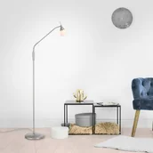 Lampy stojące - Lampa stojąca Paul Neuhaus Pino, srebrna, 163 cm, ściemniana, G9 - miniaturka - grafika 1