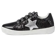 Buty dla dziewczynek - Naturino Annie Zip, Buty dziecięce, Black-Silver, 35 EU, Czarny srebrny - miniaturka - grafika 1