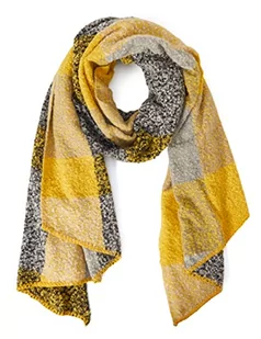 ONLY Onllima Check Scarf Noos szal damski, szary (Light Grey Melange Detail: Check Golden Spice), jeden rozmiar - Apaszki i szaliki damskie - miniaturka - grafika 1