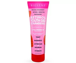 Krem do ciała Biovene Retinol Youth Gel Strawberry Extra-Firming Face y Body 200 ml (8436575094908) - Balsamy i kremy do ciała - miniaturka - grafika 1