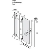 Akcesoria do armatury i ceramiki - Koło Niven listwa magnetyczna A170111 - miniaturka - grafika 1