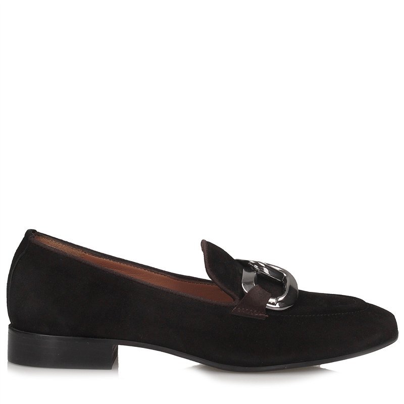 Mokasyny damskie z ozdobą Toscanio 1016-1 - 36