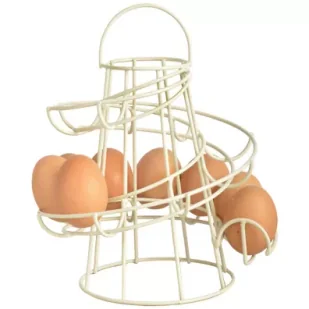 Esschert Design Metalowy ozdobny stojak na jajka - Inne naczynia kuchenne - miniaturka - grafika 1