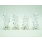 Ozdoby bożonarodzeniowe - Anioł LED 11 cm migające kolorowe światło - miniaturka - grafika 1