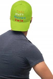 CZAPKA BEJSBOLÓWKA HAFT LOGO NAPISEM NADRUKIEM - Czapki i chusty sportowe męskie - miniaturka - grafika 1