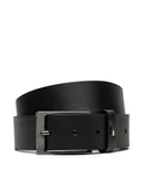 Paski - Tommy Hilfiger Pasek Męski AM0AM13016 Czarny - miniaturka - grafika 1