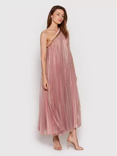 Sukienki - Babylon Sukienka koktajlowa P_S00844 Różowy Relaxed Fit 0000300438091 L, M, S, XL, XS - grafika 1