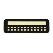 Odzież taktyczna i umundurowanie - M-Tac - Naszywka Flaga Polski - Fluorescencyjna - Piksele / Prostokąt - Czarna - 51005202 - miniaturka - grafika 1