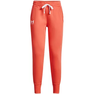 Spodnie damskie Under Armour Rival Fleece pomarańczowe 1356416 877-XXL - Spodnie damskie - miniaturka - grafika 1