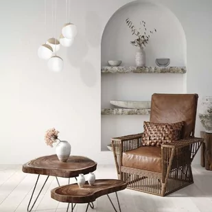 Milagro Sfera Wood lampa wisząca 5-punktowa MLP5426 - Lampy sufitowe - miniaturka - grafika 2
