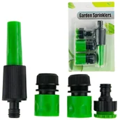 Inne akcesoria do nawadniania - Zestaw Złączek Przyłączka Do Węża ogrodowego 4szt - miniaturka - grafika 1