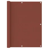 Parawany - vidaXL Parawan balkonowy, terrakota, 120x500 cm, tkanina Oxford vidaXL - miniaturka - grafika 1