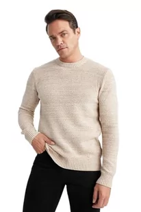 DeFacto Męska bluza, beżowy, 3XL - Bluzy męskie - miniaturka - grafika 1