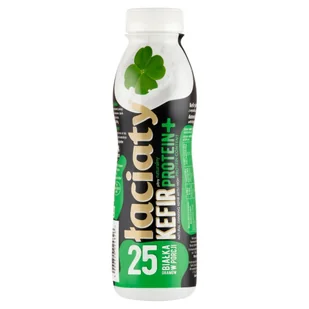Łaciaty Protein+ Kefir pitny naturalny 360 g - Soki i napoje niegazowane - miniaturka - grafika 1