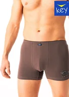 Majtki męskie - SZORTY KEY MXH-706 B25 BR (kolor brąz, rozmiar XXL) - miniaturka - grafika 1