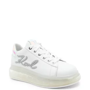 Karl Lagerfeld Skórzane trampki KAPRI KUSHION Signia Pearl Logo Lo - Trampki damskie - miniaturka - grafika 1