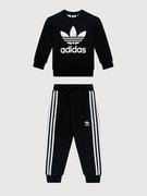 Dresy i komplety dla chłopców - Adidas Dres adicolor Crew Set H25250 Czarny Regular Fit - miniaturka - grafika 1