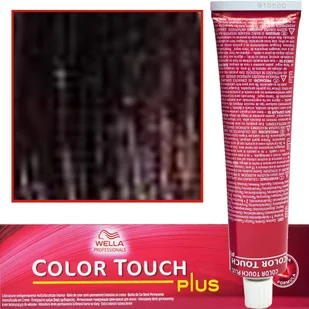 Wella Color Touch Plus Intensywny Krem Tonujacy 55/04 Naturalnie czerwony jasny brąz 60ml - Farby do włosów i szampony koloryzujące - miniaturka - grafika 2