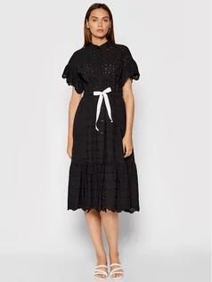 Sukienki - Rinascimento Sukienka codzienna CFC0103617003 Czarny Regular Fit - grafika 1