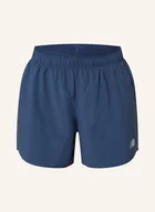 Spodenki damskie - New Balance Szorty Do Biegania 2 W 1 ws41202 blau - miniaturka - grafika 1