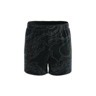 Spodnie sportowe damskie - COMPRESSPORT Spodenki biegowe PERFORMANCE SHORT AURORA black/aurora - miniaturka - grafika 1