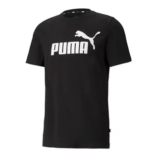 Koszulki męskie - Puma, Koszulka męska, ESS Logo Tee, czarna (58666601), rozmiar L - grafika 1