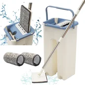 Miotły, szufle, mopy - Mop  dwukomorowy z dodatkowym wkładem w zestawie - miniaturka - grafika 1