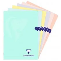 Clairefontaine Zeszyt mimesys pastel, w okładce z pp, a4, w linie, 48 kartek, mix kolorów - Zeszyty szkolne - miniaturka - grafika 1