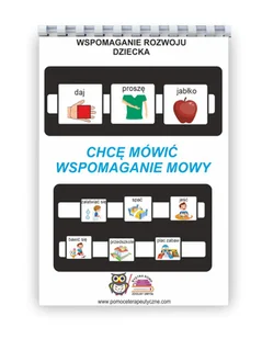 Chcę mówić. Wspomaganie Mowy. Imienny komunikator z rzepem - Książki edukacyjne - miniaturka - grafika 1
