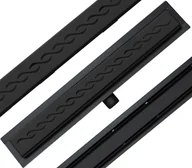 Odpływy liniowe - Mexen MEXEN FLAT ODPŁYW LINIOWY BLACK 70 CM NISKI WZÓR G18 1723070 - miniaturka - grafika 1