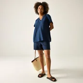 Koszule damskie - Regatta Bluzka damska Selen Niebieski, Cotton, Rozmiar: 38 - miniaturka - grafika 1