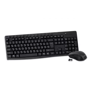KEYBOARD RU-UA + MOUSE OMEGA OKM071B M-MEDIA W-LESS SET 2.4GHZ BLACK [44443] - Zestawy myszka + klawiatura - miniaturka - grafika 1
