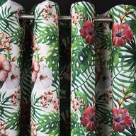 Zasłony - Zasłona Welwetowa Havaiian Chic 140X260 Na Przelotkach, - miniaturka - grafika 1