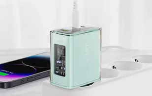 Ładowarka sieciowa Acefast A45, 2x USB-C, 1xUSB-A, 65W PD (szara) - Ładowarki do telefonów - miniaturka - grafika 4