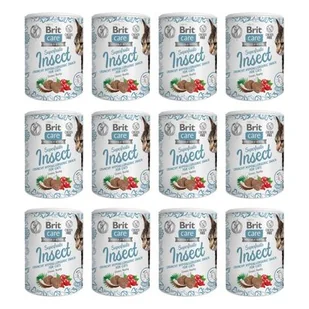 Przysmak dla kota BRIT CARE Superfruits Owady z olejem kokosowym i owocami dzikiej róży 12 x 100 g - Przysmaki dla kotów - miniaturka - grafika 1