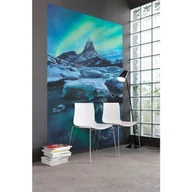 Fototapety - Fototapeta zorza polarna niebieskimIzielonym - 200 x 250 cm - SANDERS & SANDERS - miniaturka - grafika 1