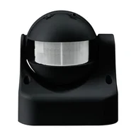 Czujniki ruchu i zmierzchu - Czujnik ruchu PIR MS002 czarny IP44 230 V - miniaturka - grafika 1