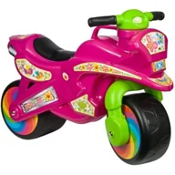 Jeździki dla dzieci - Enero Motorek Biegowy Jeździk Speed Enero 68x29x49/32cm Zielono Różowy 5902431014791 - miniaturka - grafika 1