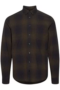 CASUAL FRIDAY Męska koszula Anton BD LS Shadow Checked Shirt z kołnierzem Button-Down, 194013/Dark Navy, XXL - Koszule męskie - miniaturka - grafika 1
