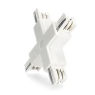 Akcesoria do oświetlenia - Łącznik 'X' do łączenia szyn ZEWNĘTRZNY BIAŁY do LED NEXTRACK - miniaturka - grafika 1