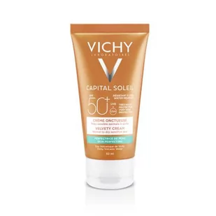 VICHY IDEAL SOLEIL aksamitny krem do twarzy SPF 50 - 50ml - Kremy do twarzy z filtrem - miniaturka - grafika 1